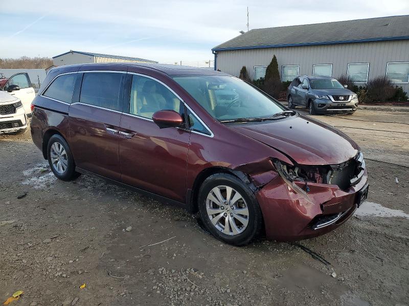Photo 4 from auction – 2017 HONDA ODYSSEY EX with VIN 5FNRL5H62HB024415