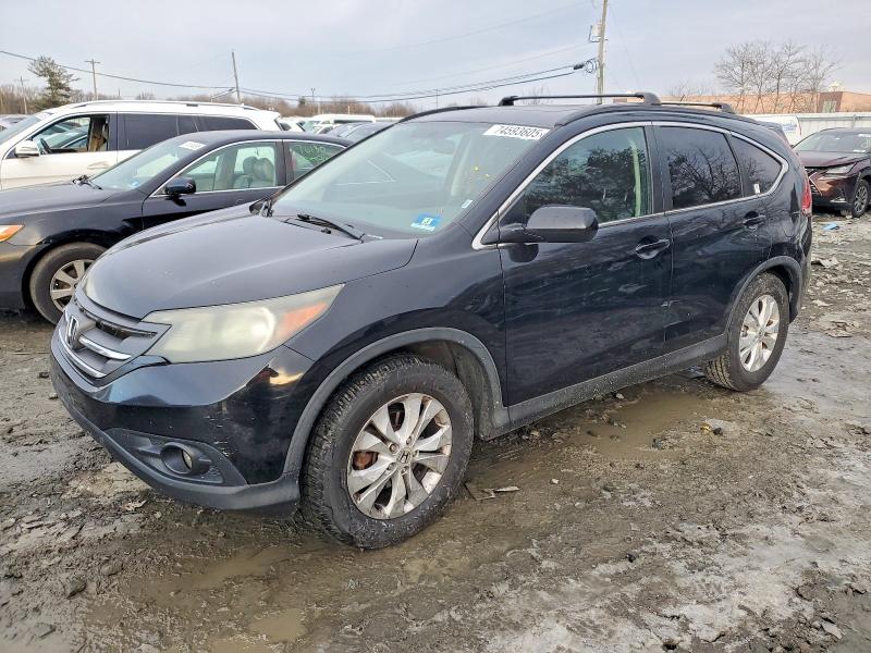 HONDA CR-V EX 2014 with VIN 5J6RM4H59EL000176 - Photo from auction