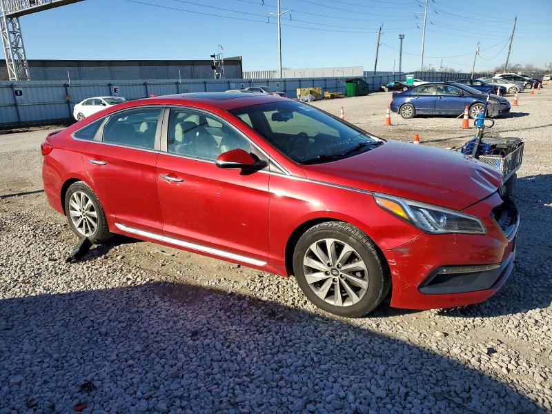Photo 4 from auction – 2017 HYUNDAI SONATA with VIN 5NPE34AF1HH549258