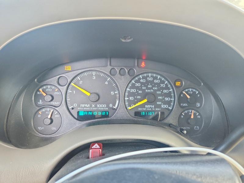 Photo 9 from auction – 2001 CHEV BLAZER with VIN 1GNDT13W21K208473