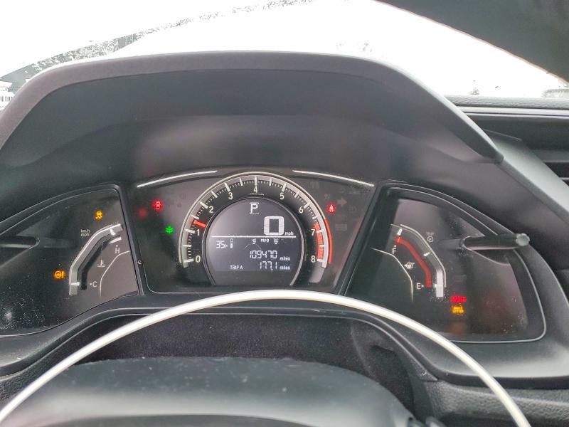 Photo 9 from auction – 2017 HONDA CIVIC with VIN 19XFC2F54HE023624