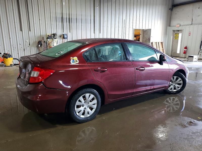 Photo 3 from auction – 2012 HONDA CIVIC LX with VIN 2HGFB2F55CH501292