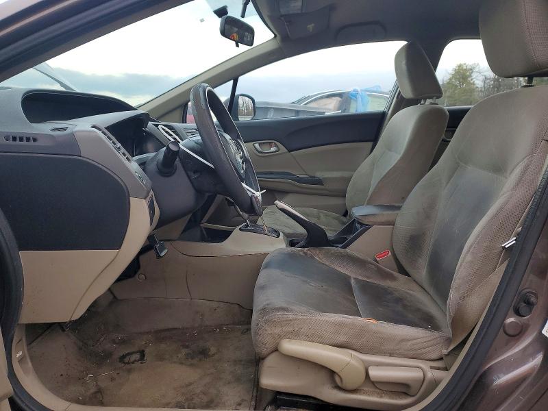 Photo 7 from auction – 2012 HONDA CIVIC LX with VIN 2HGFB2F57CH525027