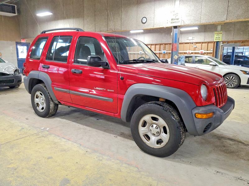 Photo 4 from auction – 2003 JEEP LIBERTY SP with VIN 1J4GL48K23W623649