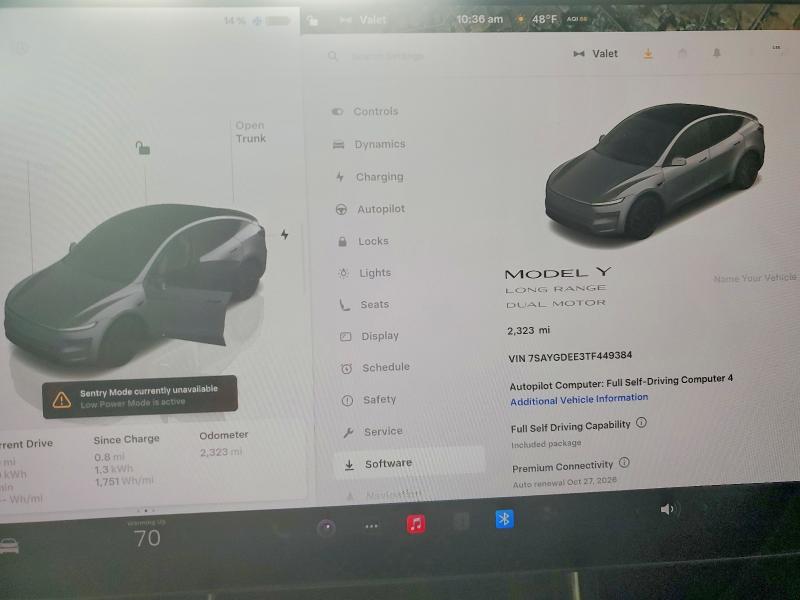 Photo 9 from auction – 2026 TESLA MODEL Y with VIN 7SAYGDEE3TF449384