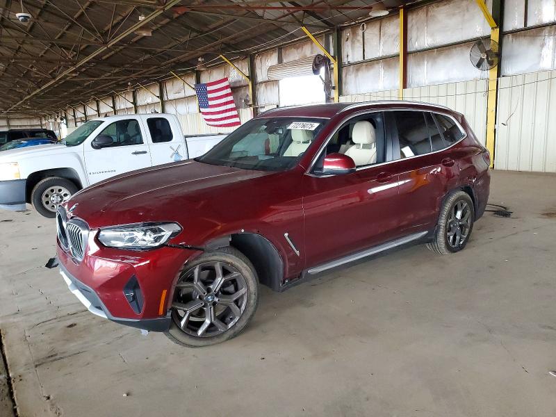 Photo 1 from auction – 2022 BMW X3 SDRIVE3 with VIN 5UX43DP06N9K87898