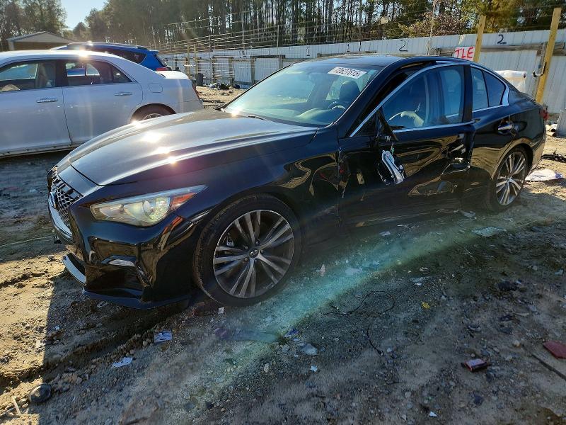 INFINITI Q50 LUXE 2019 with VIN JN1EV7AR9KM555427 - Photo from auction
