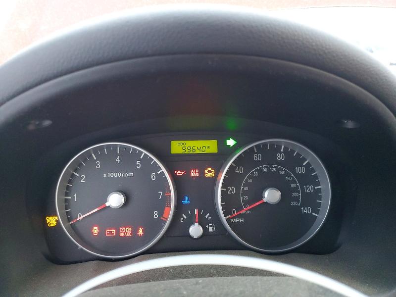 Photo 9 from auction – 2008 HYUNDAI ACCENT with VIN KMHCM36C78U096262