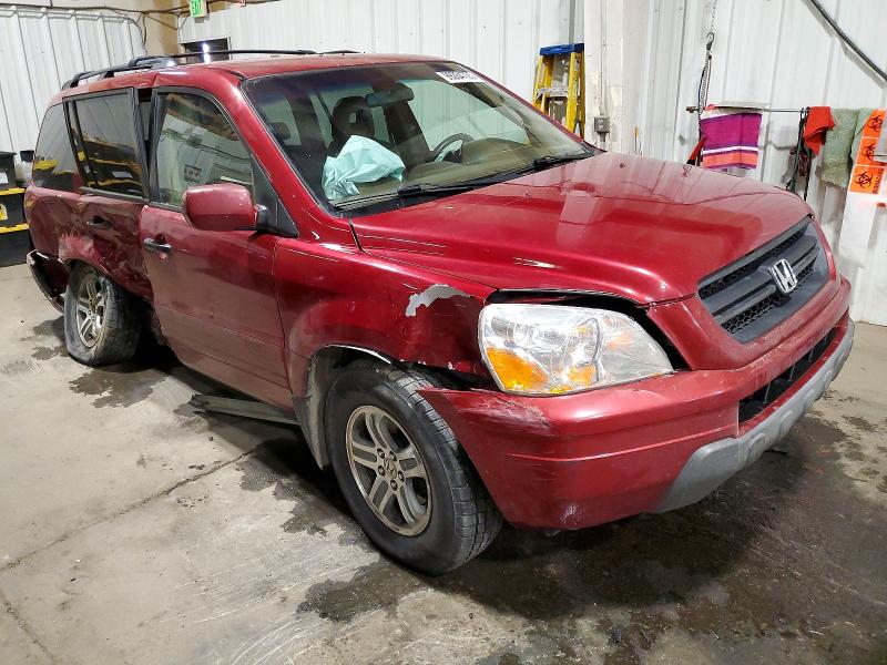 Photo 4 from auction – 2004 HONDA PILOT EXL with VIN 2HKYF18684H566285
