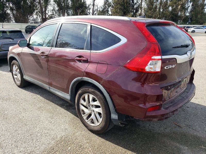 Photo 2 from auction – 2015 HONDA CR-V EXL with VIN 2HKRM3H72FH523322