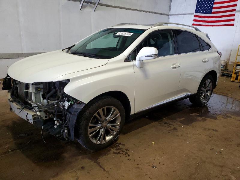LEXUS RX 450H 2013 with VIN JTJBC1BA5D2061461 - Photo from auction