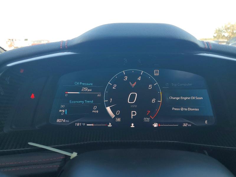 Photo 9 from auction – 2021 CHEVROLET CORVETTE S with VIN 1G1YB3D41M5101156