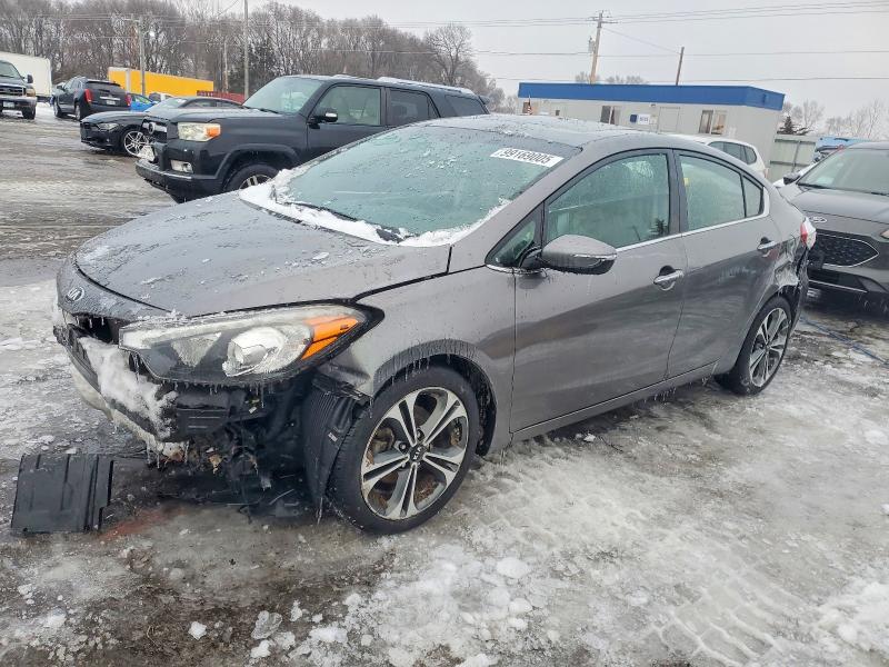 KIA FORTE EX 2014 with VIN KNAFZ4A82E5204334 - Photo from auction