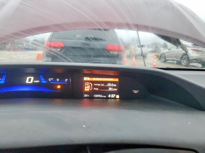 Photo 9 from auction – 2014 HONDA CIVIC EXL with VIN 19XFB2F97EE040354