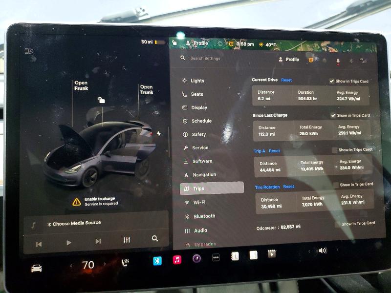 Снимка 9 от търг – 2023 TESLA MODEL 3 с VIN 5YJ3E1EA4PF428798