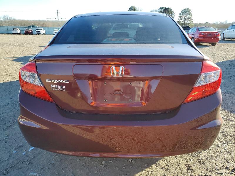 Photo 6 from auction – 2012 HONDA CIVIC with VIN 19XFB2F55CE077896