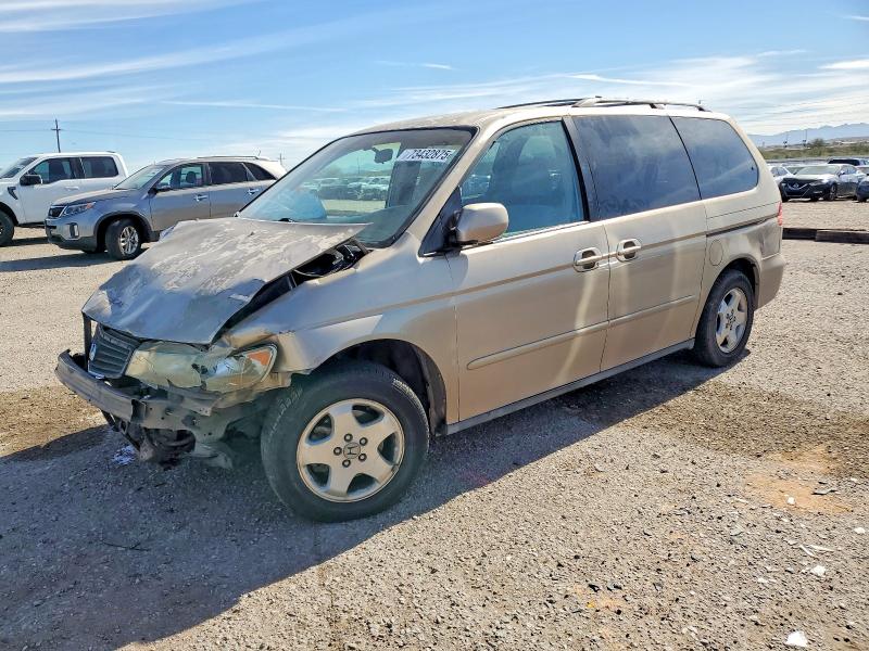 Photo 1 from auction – 2001 HONDA ODYSSEY EX with VIN 2HKRL18611H619790
