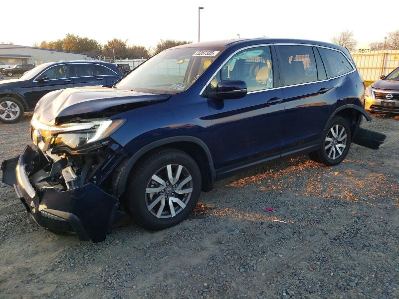 HONDA PILOT EXL 2019 with VIN 5FNYF6H55KB086883 - Photo from auction