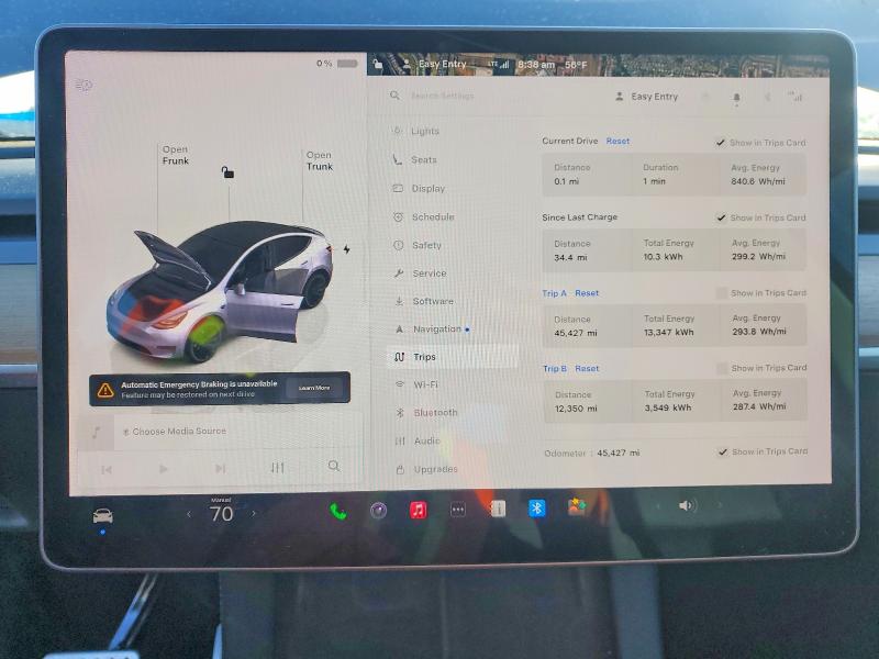 Photo 9 from auction – 2022 TESLA MODEL Y with VIN 7SAYGDEF2NF452238