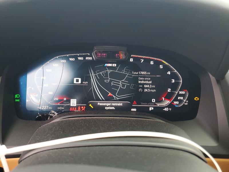Photo 9 from auction – 2025 BMW M8 with VIN WBSGV0C0XSCT98534