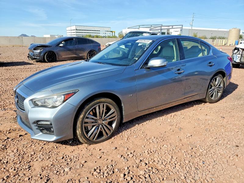 INFINITI Q50 BASE 2014 with VIN JN1BV7AR6EM693286 - Photo from auction