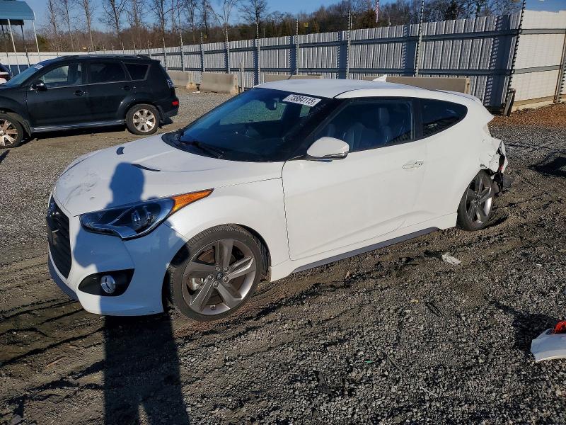 HYUNDAI VELOSTER T 2013 with VIN KMHTC6AE6DU150724 - Photo from auction