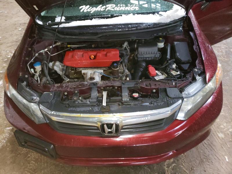 Photo 12 from auction – 2012 HONDA CIVIC LX with VIN 2HGFB2F46CH050820