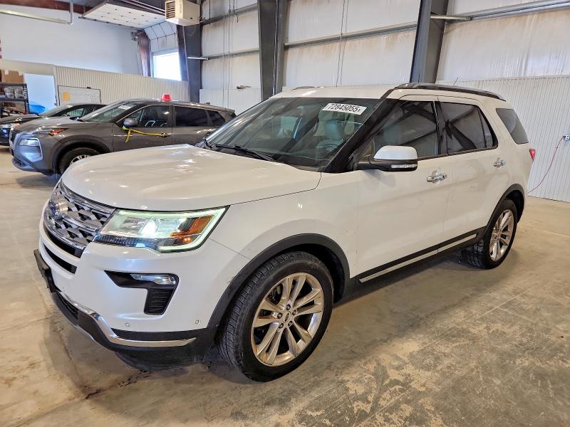 FORD EXPLORER L 2018 with VIN 1FM5K7F82JGC70101 - Photo from auction