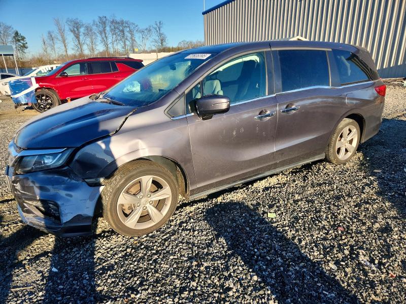 HONDA ODYSSEY EX 2018 with VIN 5FNRL6H74JB029670 - Photo from auction