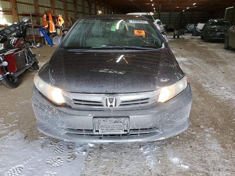 Photo 5 from auction – 2012 HONDA CIVIC with VIN 2HGFB2F45CH034768