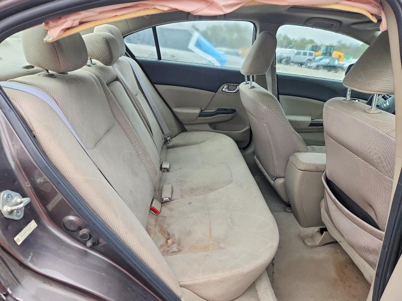 Photo 10 from auction – 2012 HONDA CIVIC EX with VIN 19XFB2F80CE004378