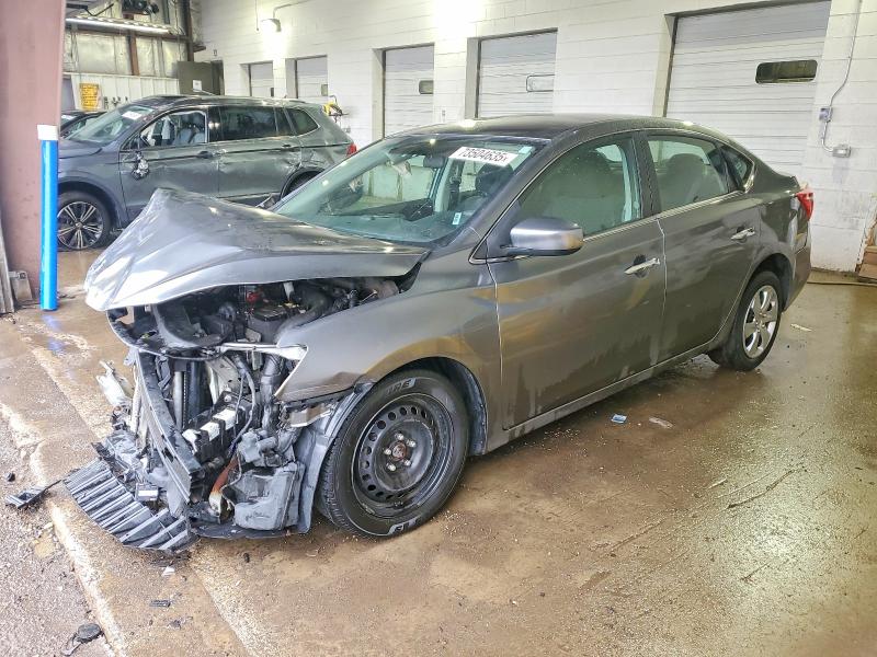 NISSAN SENTRA S 2018 with VIN 3N1AB7AP5JY225141 - Photo from auction