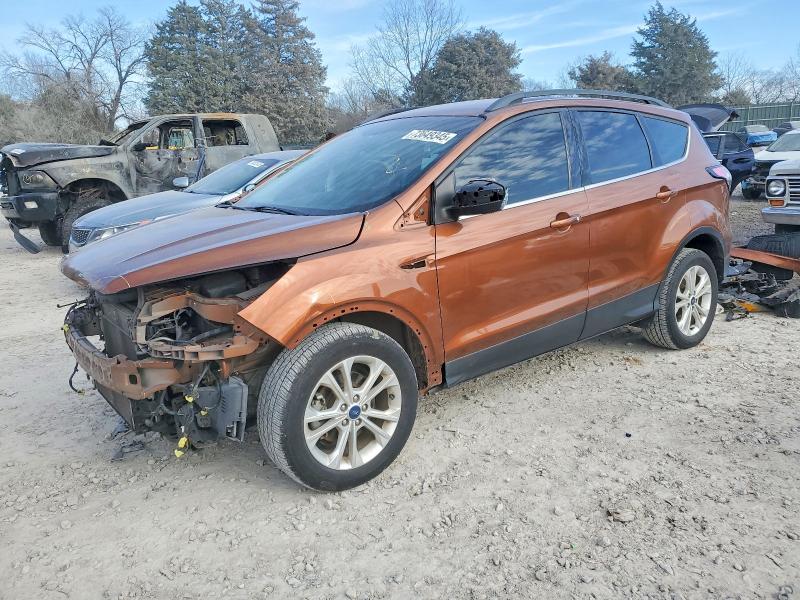 FORD ESCAPE SE 2017 with VIN 1FMCU0GD1HUE56177 - Photo from auction