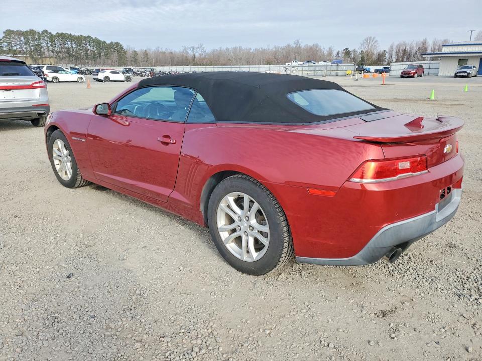 Photo 2 from auction – 2014 CHEVROLET CAMARO LT with VIN 2G1FB3D34E9153271