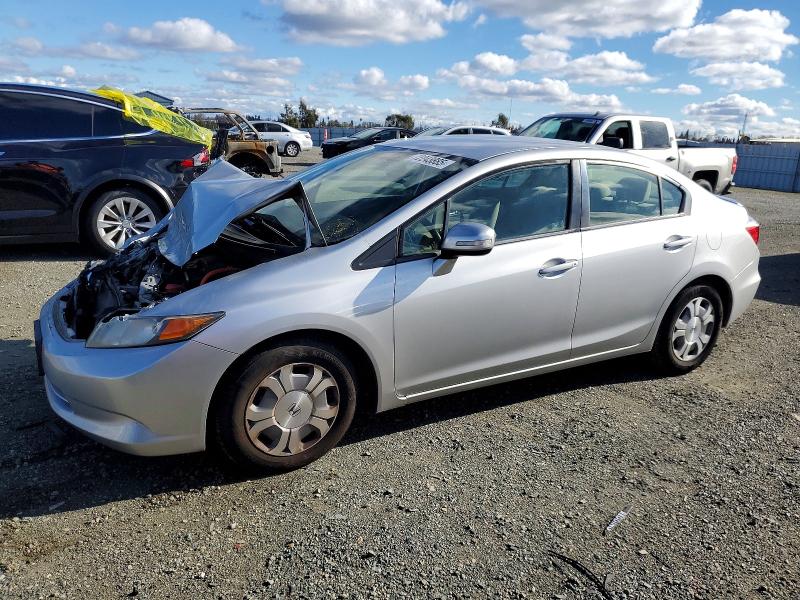 HONDA CIVIC HYBR 2012 with VIN JHMFB4F20CS008000 - Photo from auction