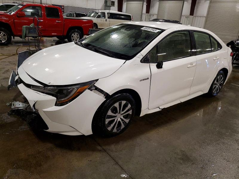 TOYOTA COROLLA LE 2021 with VIN JTDEAMDE1MJ011234 - Photo from auction