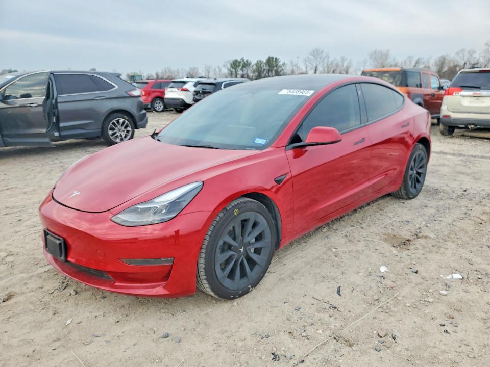 TESLA MODEL 3 2022 with VIN 5YJ3E1EA8NF309245 - Photo from auction