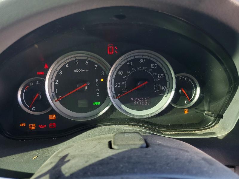 Photo 9 from auction – 2005 SUBARU LEGACY OUT with VIN 4S4BP61C657368306