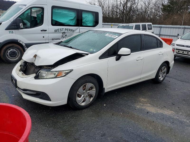 HONDA CIVIC LX 2013 with VIN 2HGFB2F55DH561090 - Photo from auction