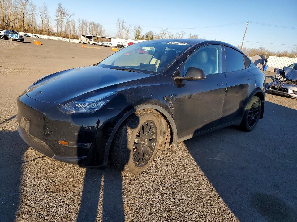 TESLA MODEL Y 2022 with VIN 7SAYGDEE3NF504323 - Photo from auction