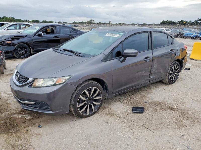 HONDA CIVIC LX 2014 with VIN 19XFB2F58EE015153 - Photo from auction
