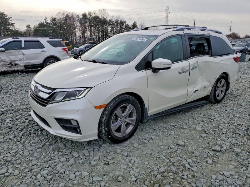 HONDA ODYSSEY EX 2018 with VIN 5FNRL6H70JB038737 - Photo from auction