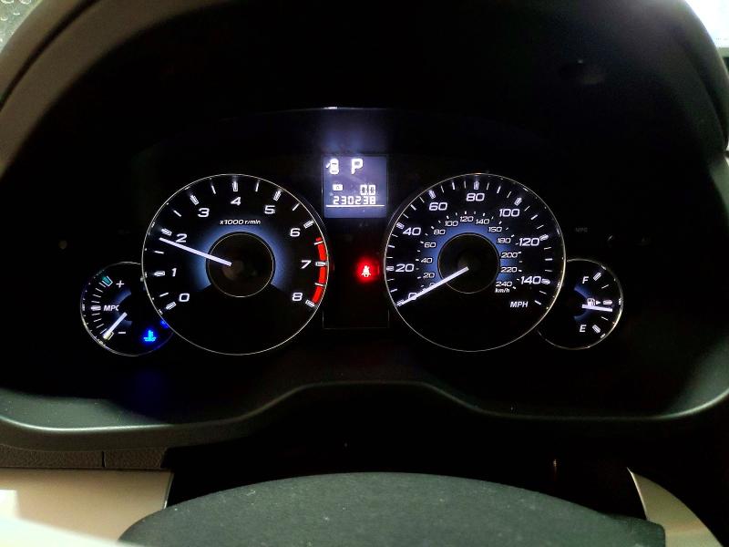 Photo 9 from auction – 2012 SUBARU LEGACY 2.5 with VIN 4S3BMBB68C3035740