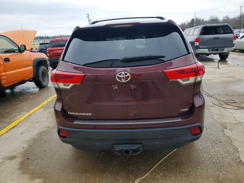 Photo 6 from auction – 2018 TOYOTA HIGHLANDER with VIN 5TDBZRFH6JS899607