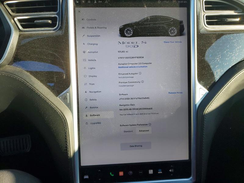 Photo 9 from auction – 2017 TESLA MODEL S with VIN 5YJSA1E26HF183634