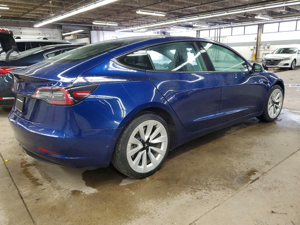 Photo 3 from auction – 2022 TESLA MODEL 3 with VIN 5YJ3E1EA9NF190878