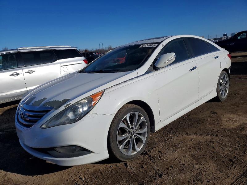 HYUNDAI SONATA SE 2014 with VIN 5NPEC4AC3EH855217 - Photo from auction