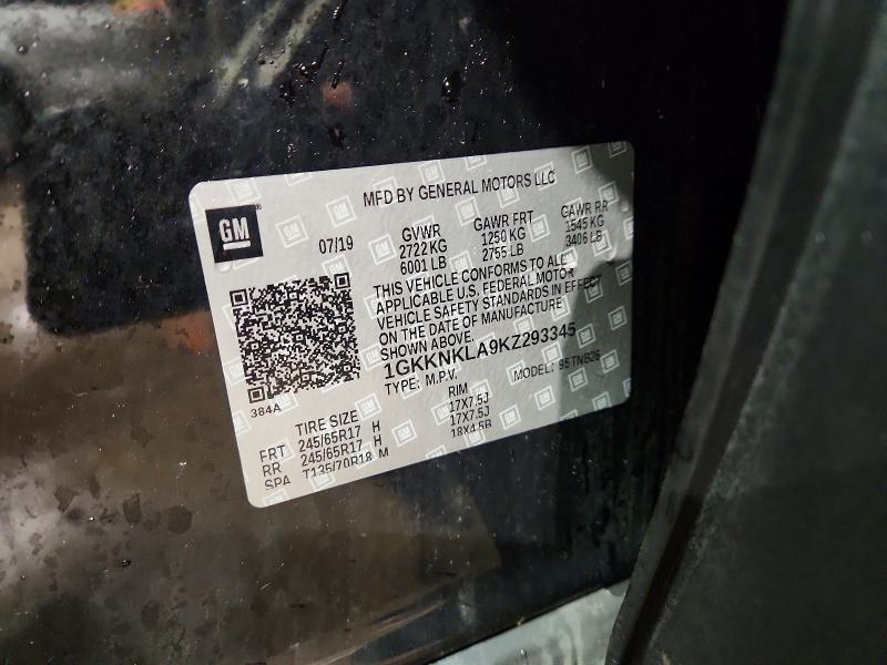 Photo 14 from auction – 2019 GMC ACADIA SLE with VIN 1GKKNKLA9KZ293345
