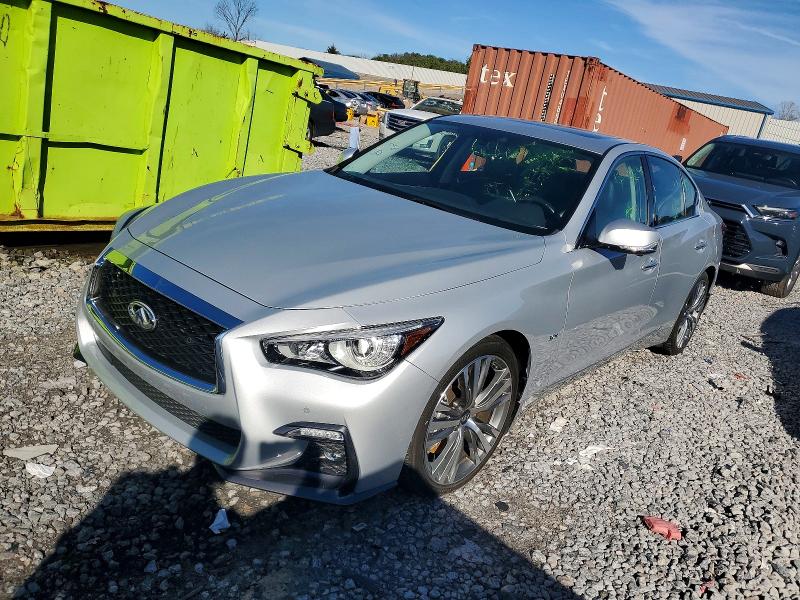 INFINITI Q50 LUXE 2018 with VIN JN1EV7AP9JM350087 - Photo from auction