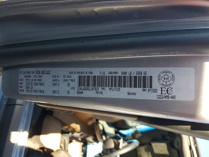 Photo 14 from auction – 2016 JEEP WRANGLER with VIN 1C4AJWBG0GL307823